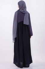 Load image into Gallery viewer, Color Block Gather Abaya