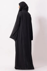 Load image into Gallery viewer, Luxury Floral Abaya Dress Powder Blue