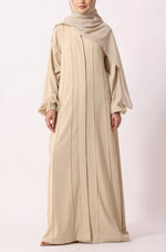 Load image into Gallery viewer, Simple Pleated Abaya