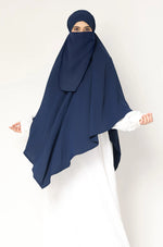 Load image into Gallery viewer, Khimar Single Layer Persian Blue