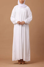 Load image into Gallery viewer, Deep Blush Nida Abaya Dress