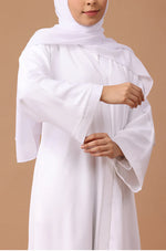Load image into Gallery viewer, White Zoom Abaya